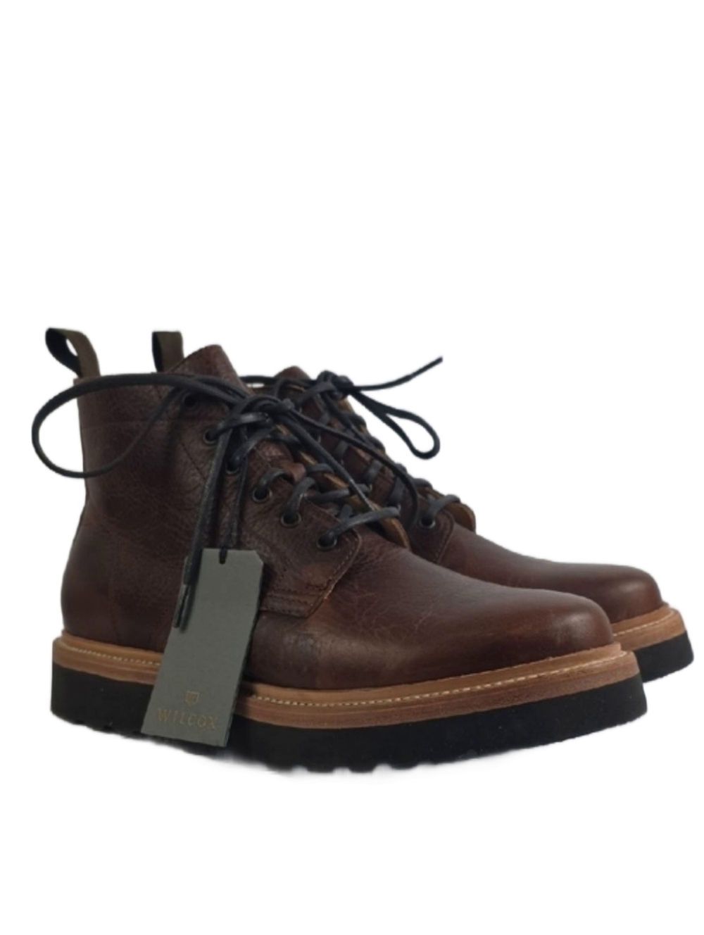 Wilcox Kern Brown Leather Lightweight Men's Boots